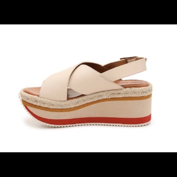 NEW ENZO ANGIOLINI WEDGE ESPADRILLE SANDAL SNAKE - Picture 7 of 8